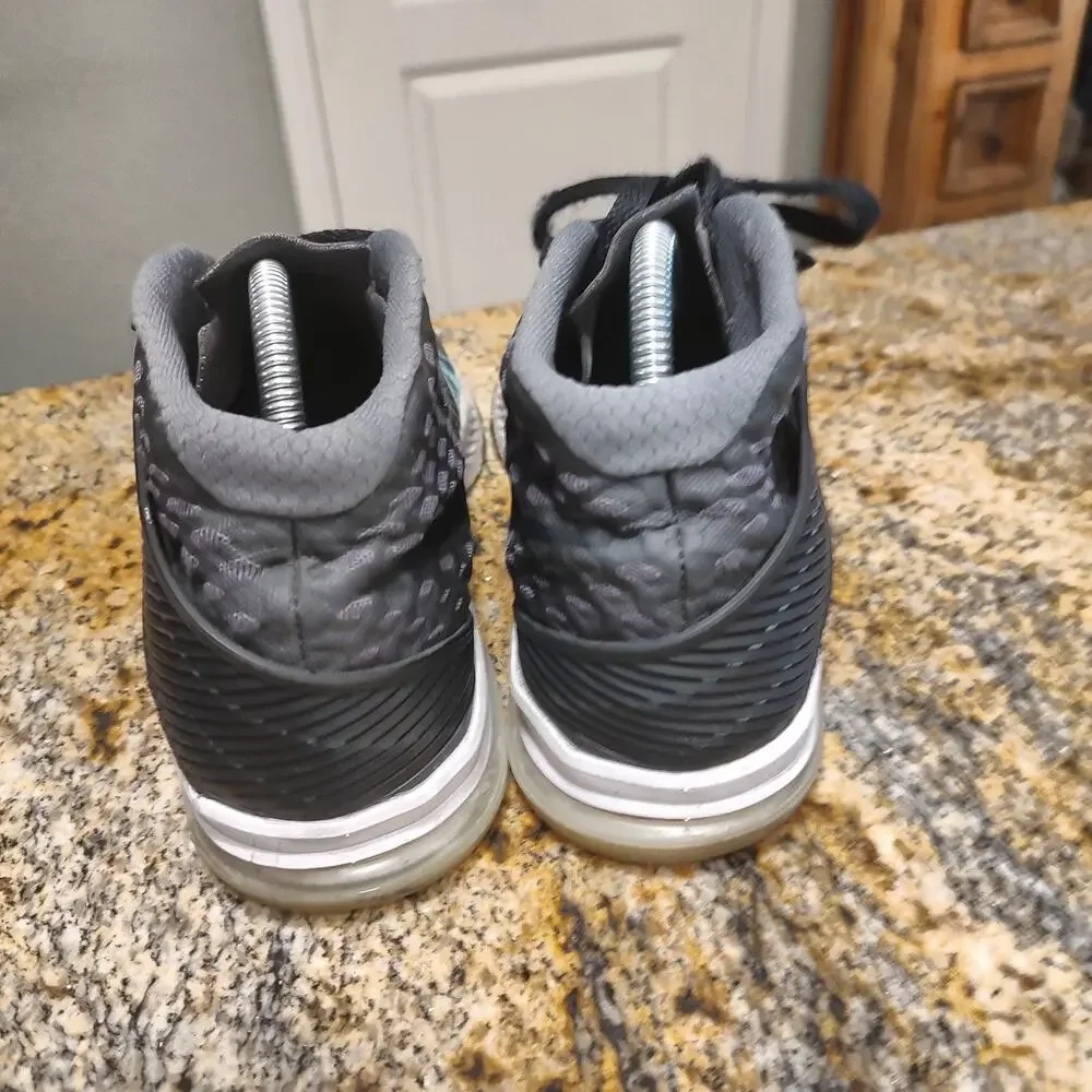 Nike Zoom Toranada Black,Turquoise Grey Athletic Shoes Size 9.5 Model 835657-003